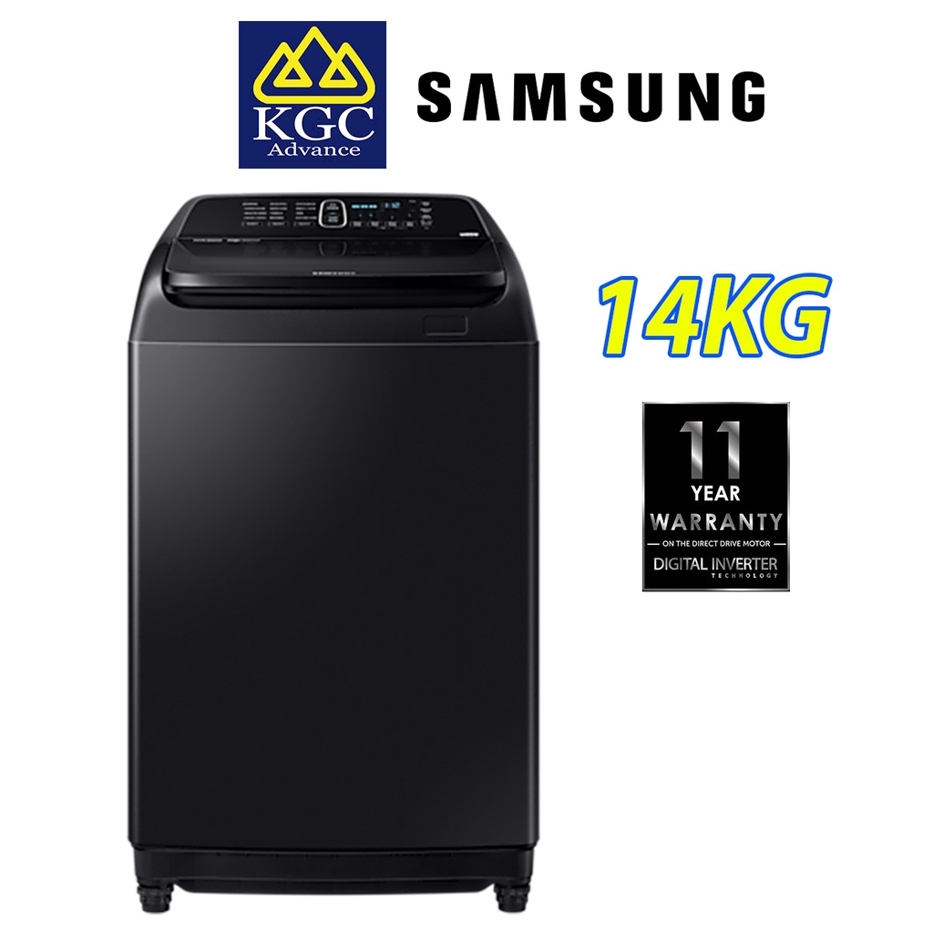 Samsung Top Load Washer with Wobble Technology Inverter Washing Machine (14kg) WA14R6380BV/FQ