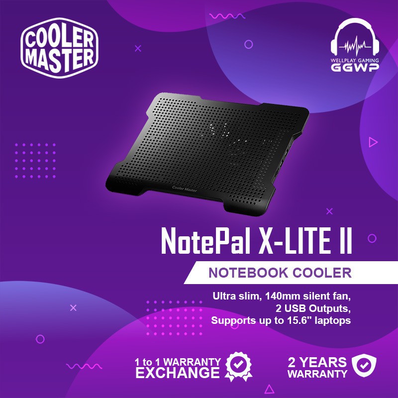 Cooler Master NotePal X-Lite II Notebook Cooler | Shopee Malaysia