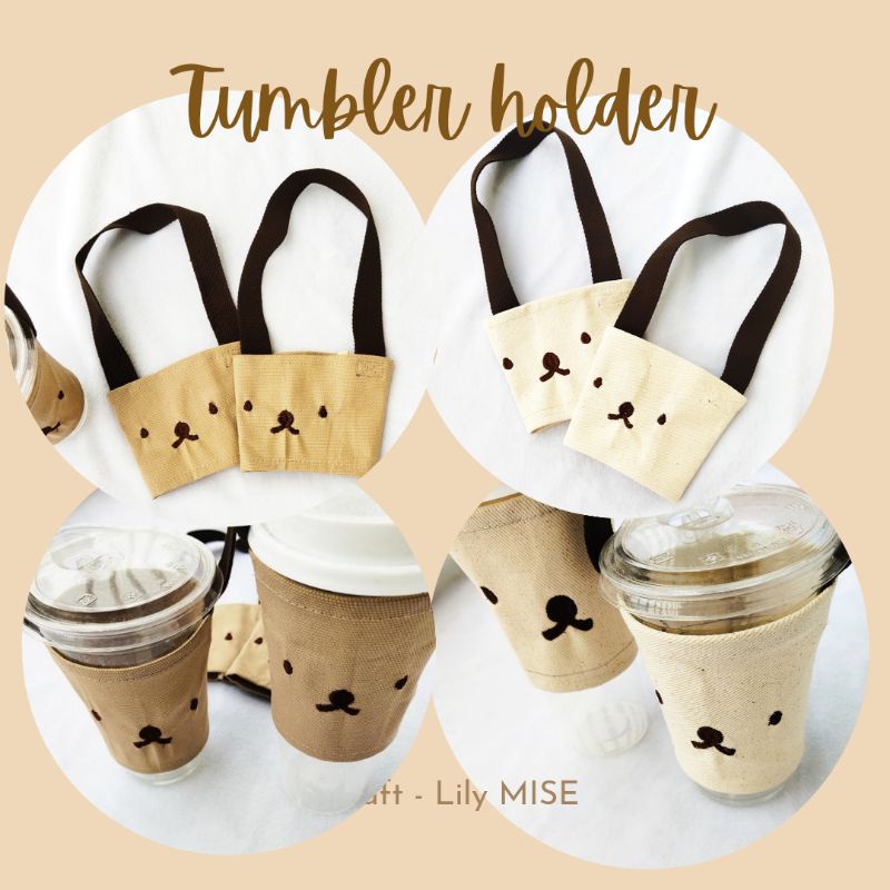 Cup holder tumbler holder Glass Bag boba Bag Shopee Malaysia