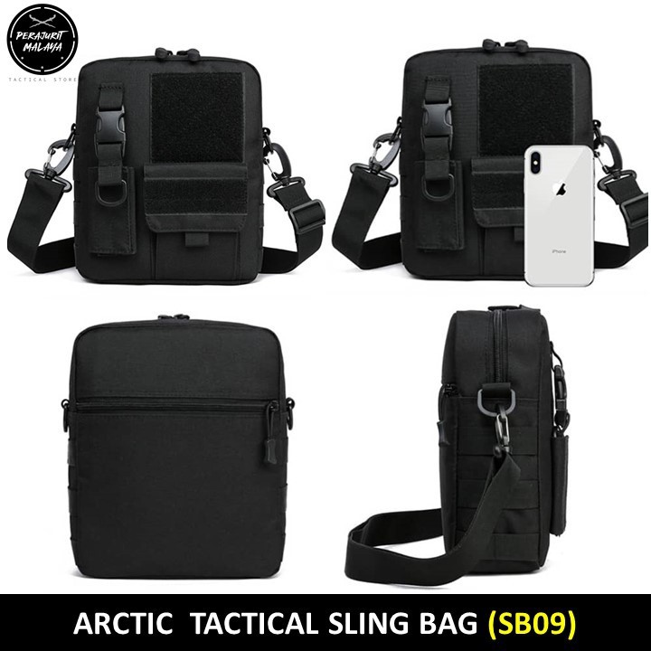 Vertical army sling bag sales