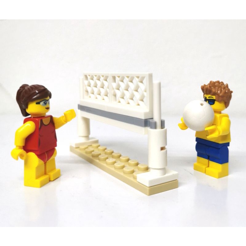 LEGO City Minifigure 60153 Beach Volleyball Shopee Malaysia