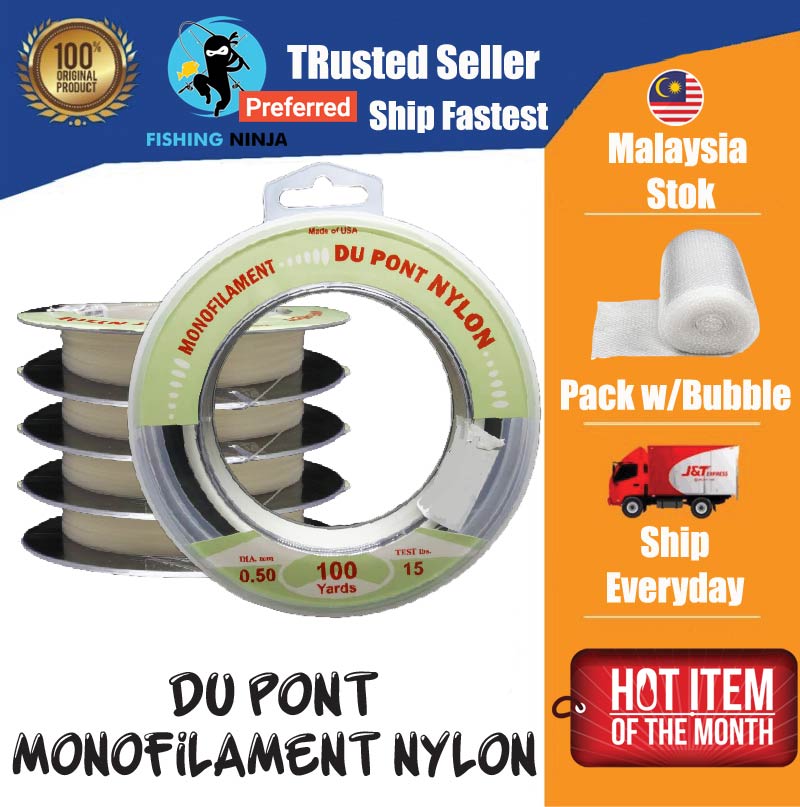 Dupont Monofilament Nylon Leader Line Dupont Fishing Line Leader USA