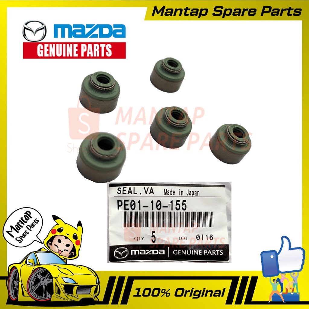 MAZDA ORIGINAL PARTS VALVE SEAL SET (16 PCS) STEM OIL SEAL MAZDA 3/6 SKYACTIV BIANTE CX3 CX5