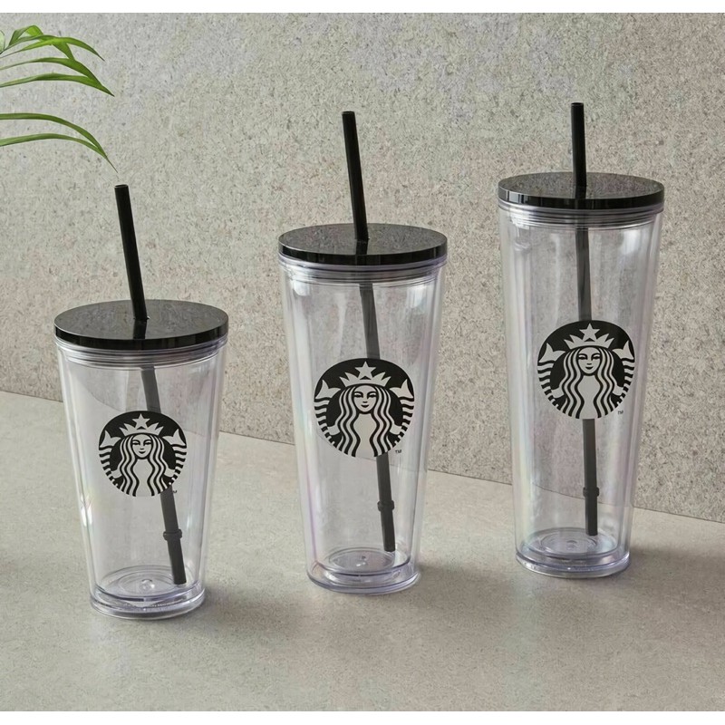 Starbucks Transparent Cold Cup / Tumblr