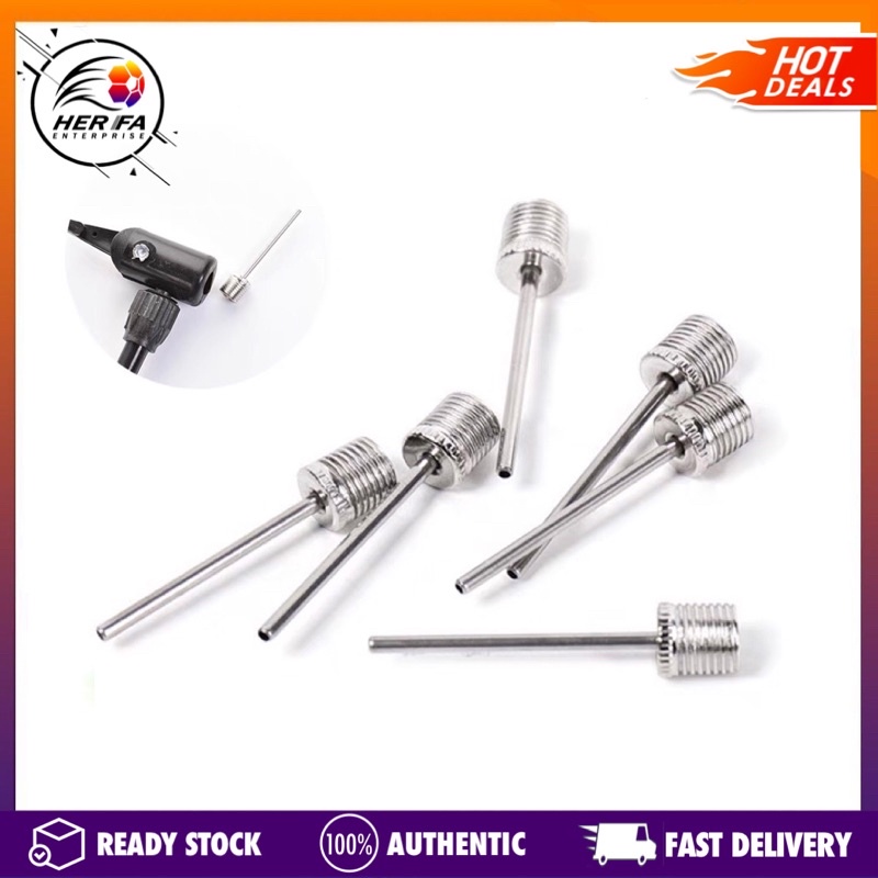 Ball Stainless Steel Inflating Needles / Jarum Pam Angin Bola Pam ...