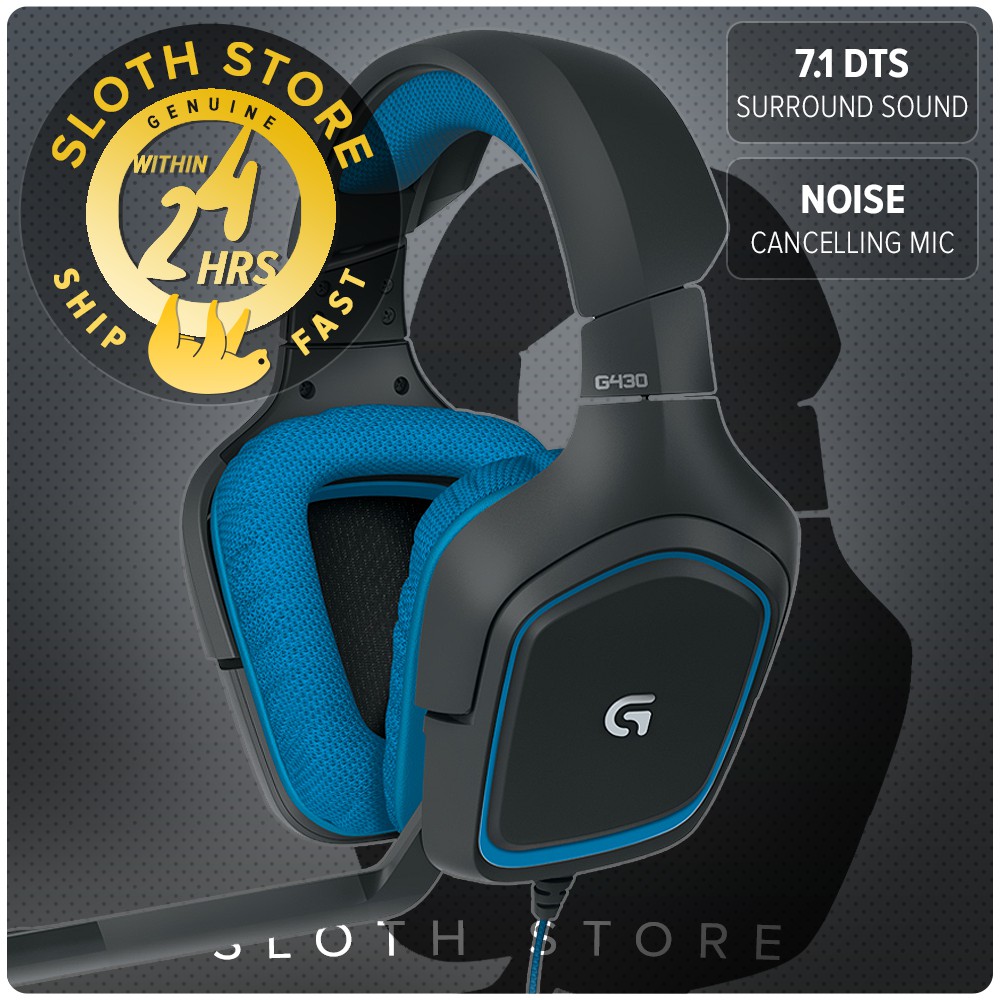 Logitech G430 7.1 DTS Headphone X and Dolby Surround Sound