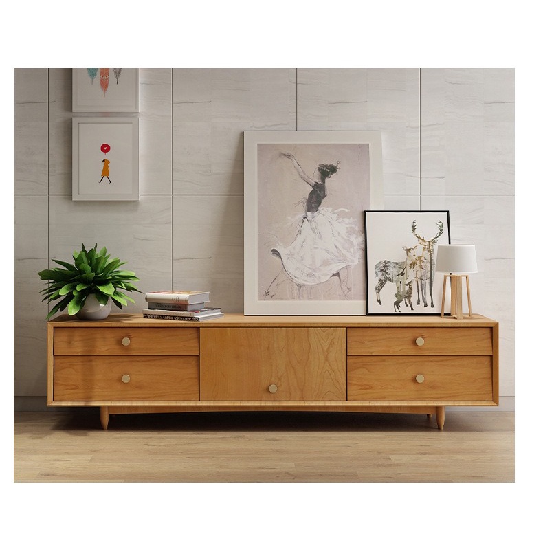 🔥Ready Stock🔥 Wooden Cupboard with Drawer Storage Cupboard Sideboard