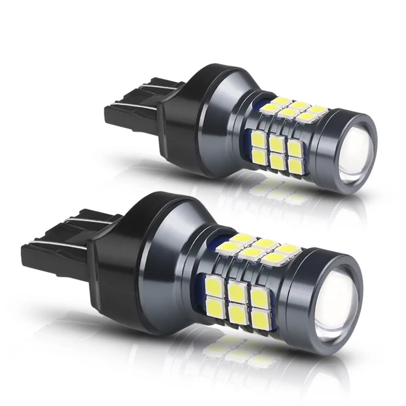 2X T20 Led daytime running light 7440 Wy21w W21w Led Bulbs 7443 W21/5W ...