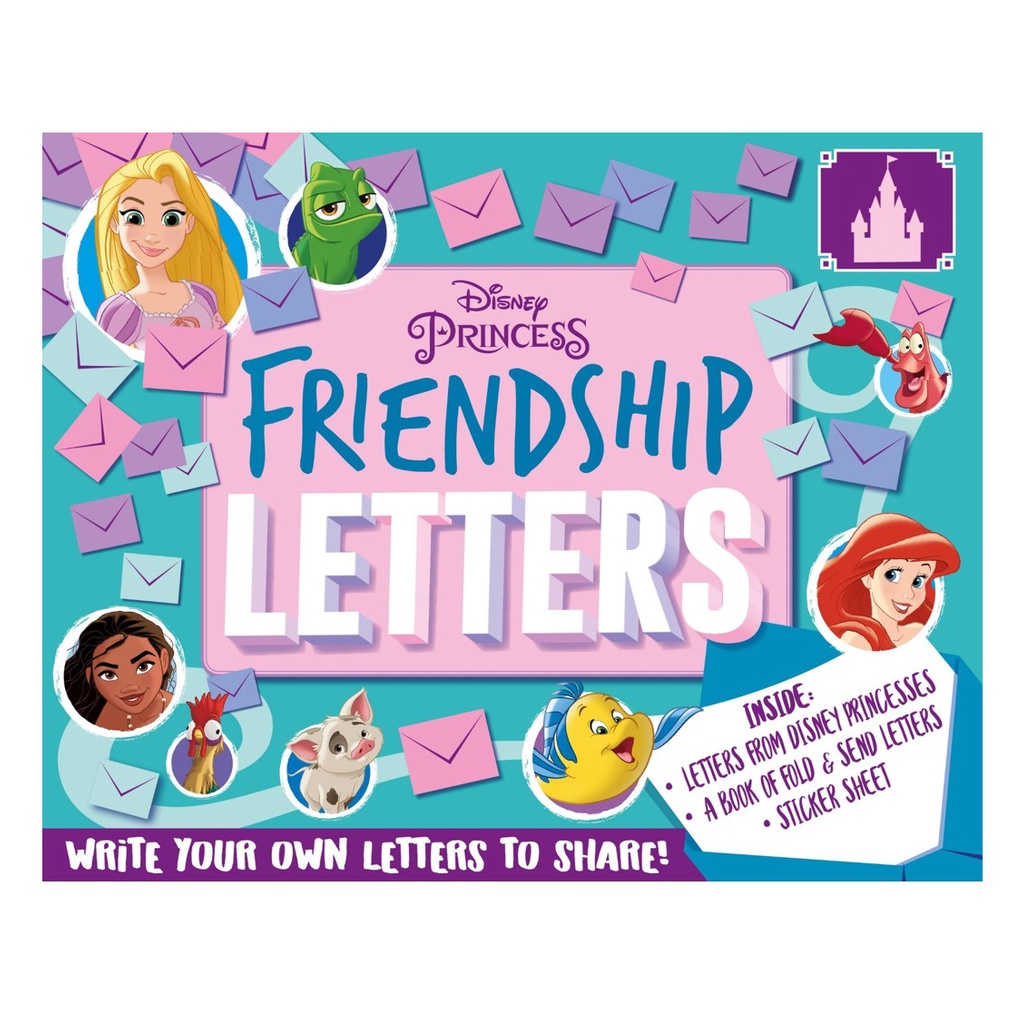 Disney Princess Friendship Book With Letter Set From Princesses Emoji ...