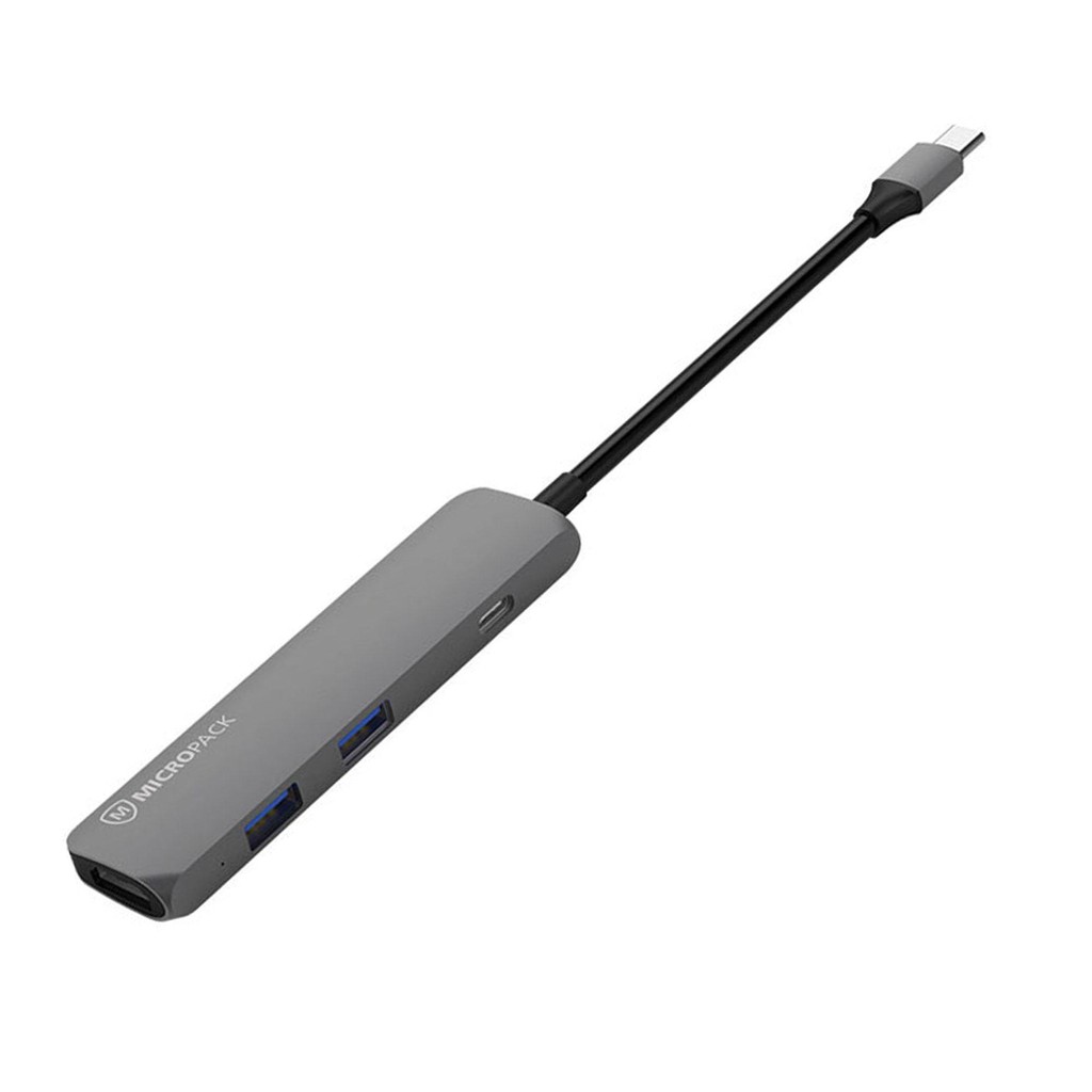 MicroPack MDC-4HP USB Type C to 3 Ports wiht HDMI Port 1 Year Warranty ...
