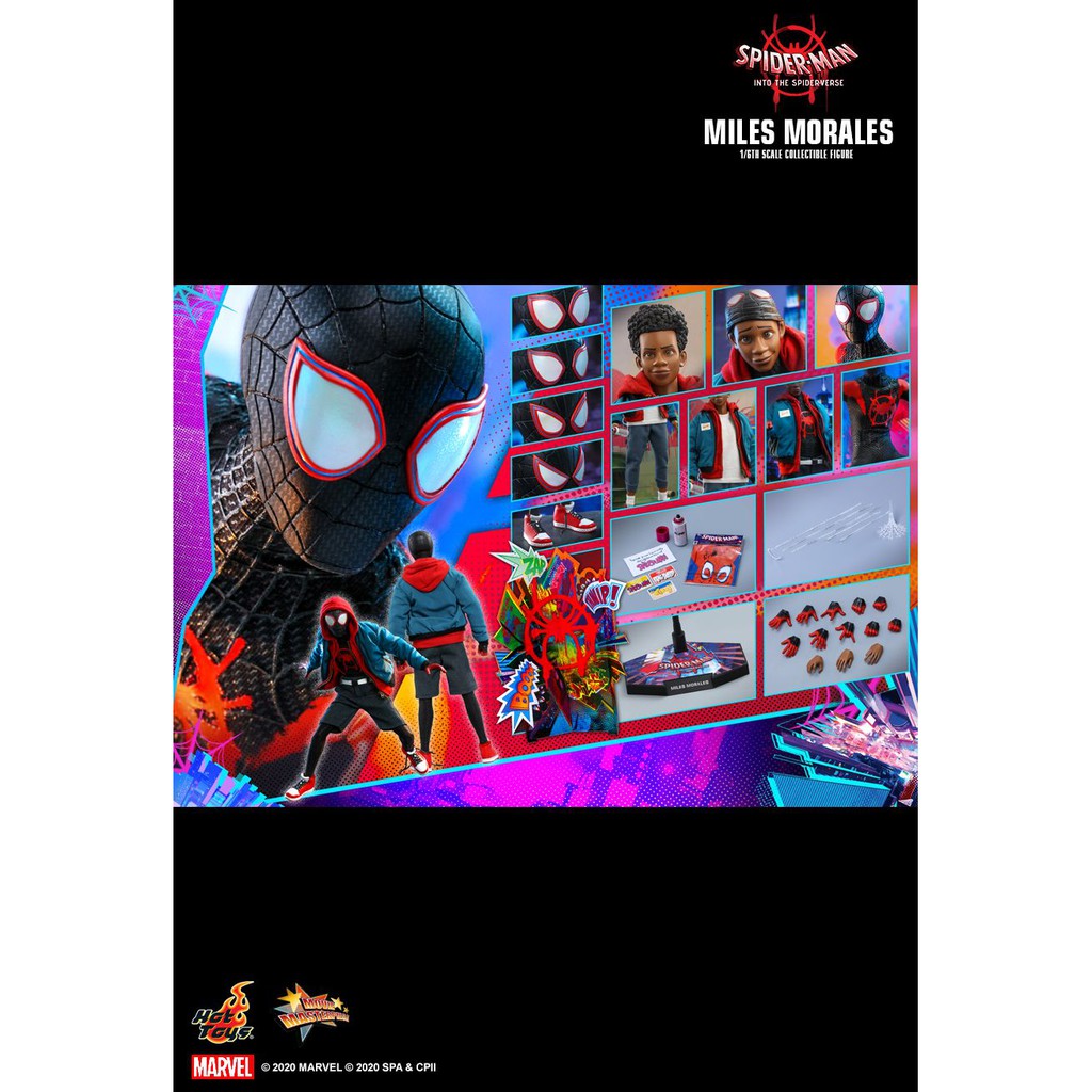 Spider man into the deals spider verse hot toys