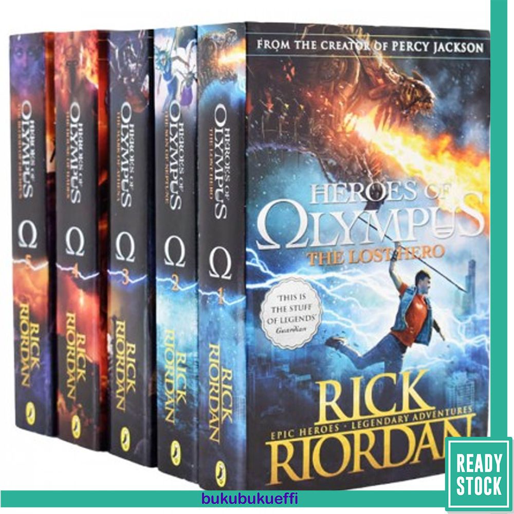 Heroes Of Olympus: 5 Book Collection By Rick Riordan 