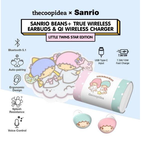 Sanrio beans discount true wireless earbuds