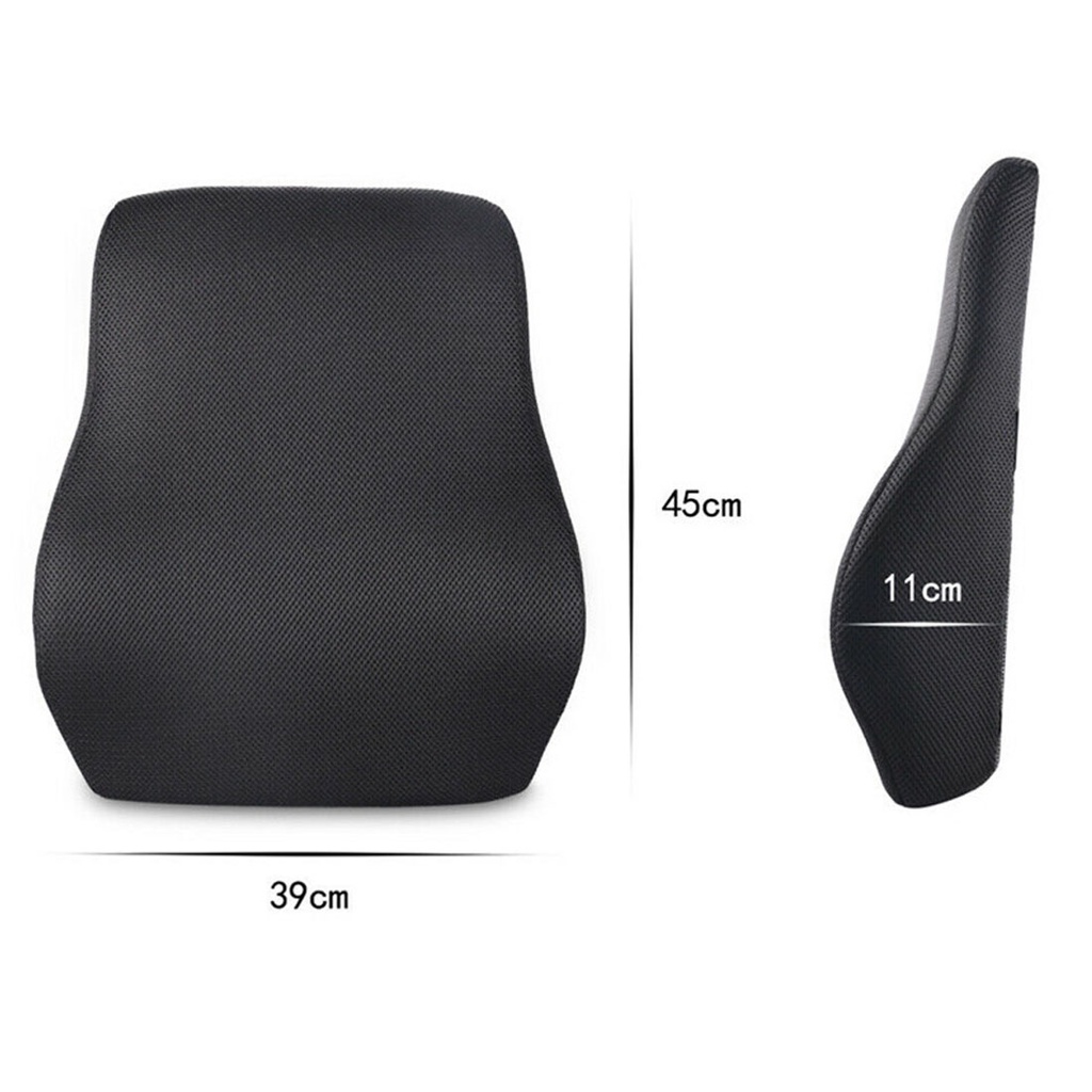Memory Foam Backrest Lumbar Support Back Cushion Ergonomic Lumbar