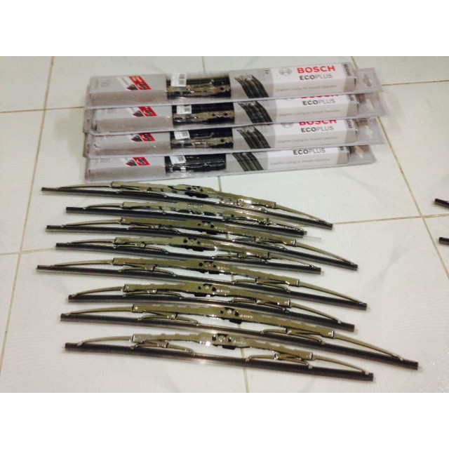 Wiper Blade Chrome Bosch Perodua Myvi / Axia / Viva / Kancil / Kelisa / Kenari / Alza / Bezza