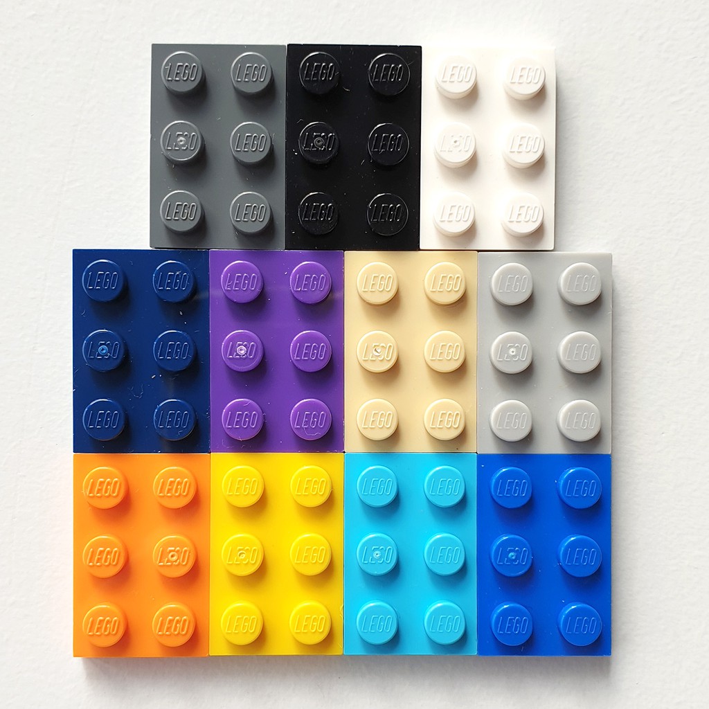 🟧 Ready Stock 🟦 Lego Parts 3021 : 2 x 3 Lego Plate Loose Spare Parts ...