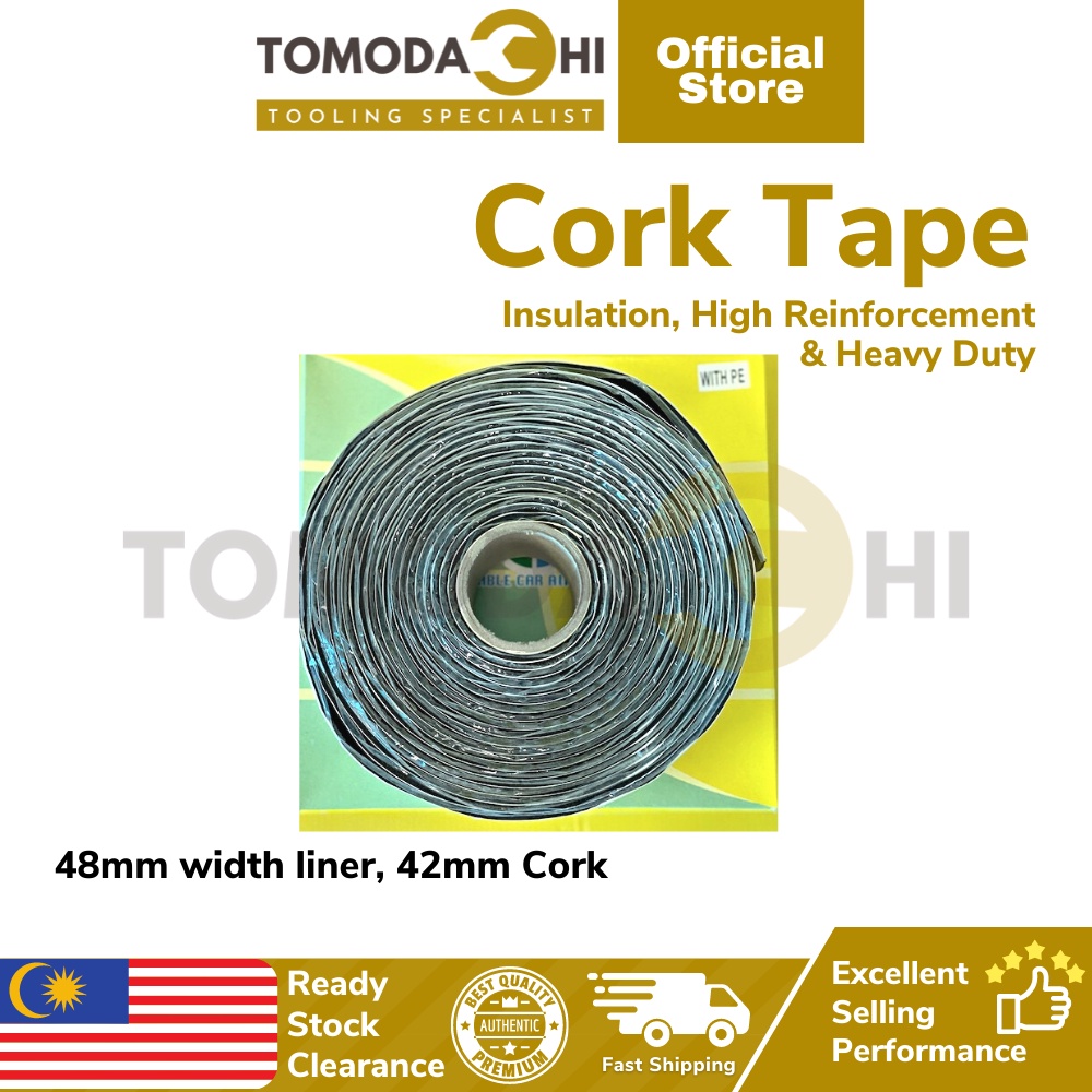 Tomodachi Car Air Cond Cork Tape Lamination Tape Aircond Cork Tape Lamination Heavy Duty