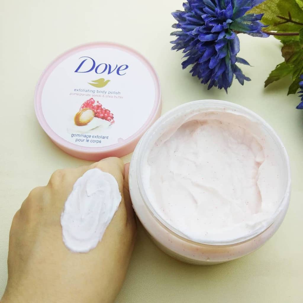 KL DOVE (298g) Ice Cream Body Scrub/ BODY CREAM Exfoliating Body