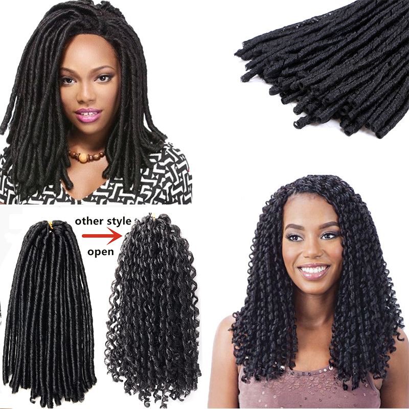 14 Inch Soft Dread Crochet Braids Synthetic Braiding Hair