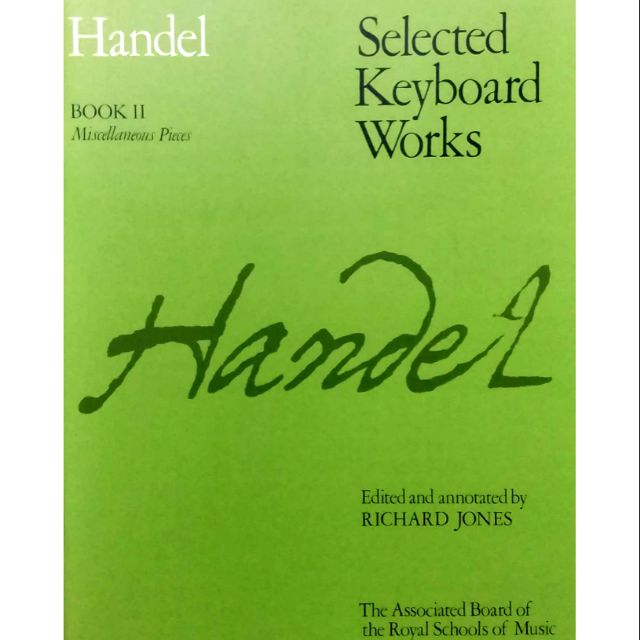 HANDEL Selected Keyboard Works Book II (ABRSM)(Free Shipping) | Shopee ...
