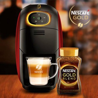 Nestle Nescafe Gold Blend Barista Coffee Maker PM9631 Red Coffee Machine  4902201412353