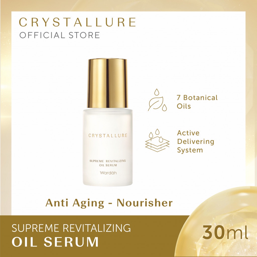 Crystallure SUPREME REVITALIZING OIL SERUM 30ml Shopee Malaysia