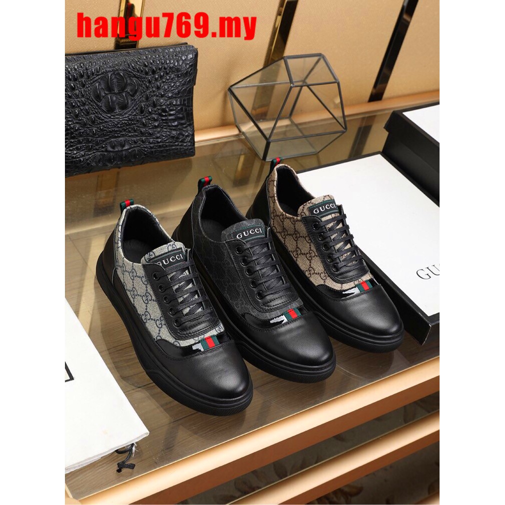 Kasut Original GUCCI Classic Fashion New Gucci shoes Low Tops Sneakers ...