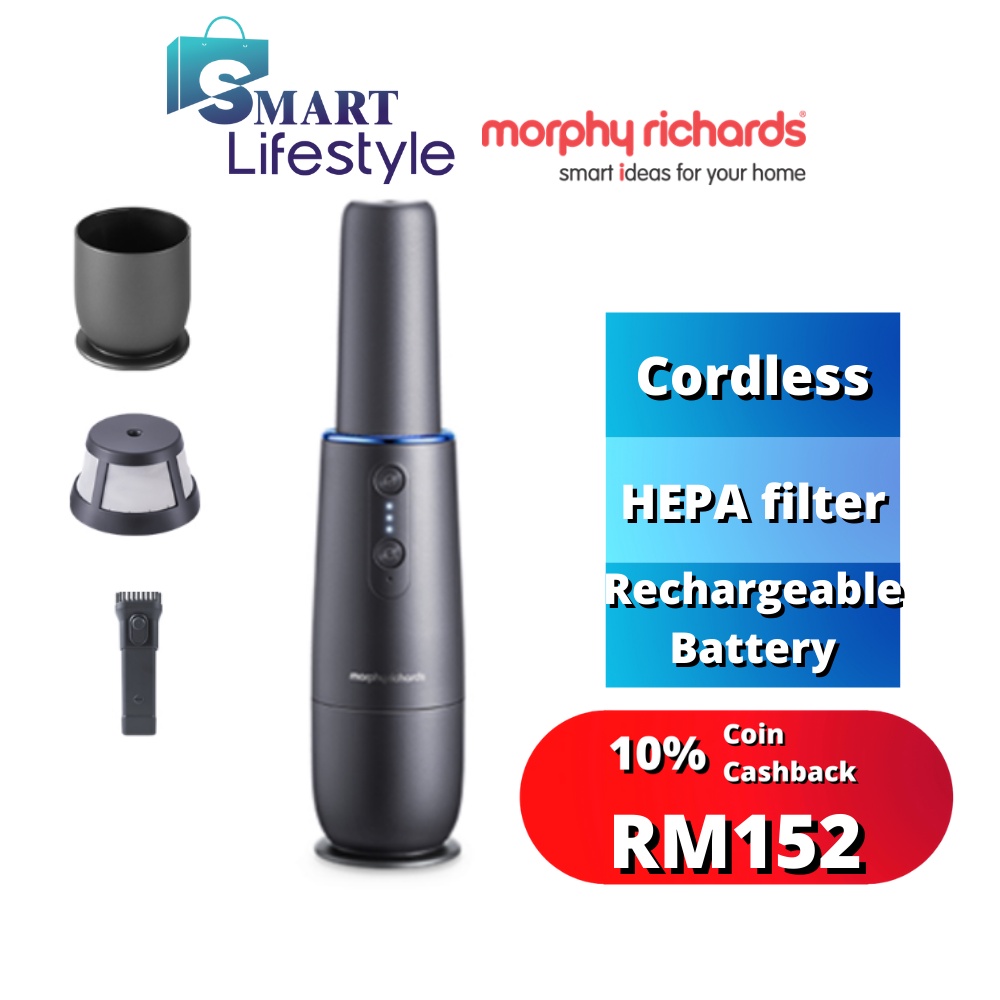 Morphy Richards Cordless Portable Vacuum Cleaner + 732PV1 Shopee Malaysia
