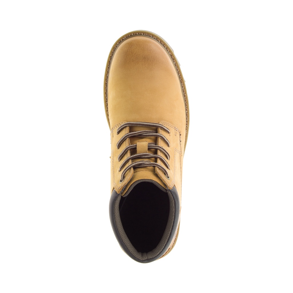 Caterpillar Men s DOUBLEDAY Classic Mid Boot Honey Reset P721555 Casual Leather Boots Heavy Duty Streetwear Shopee Malaysia