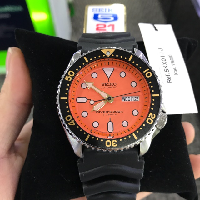 Seiko skx011 outlet orange