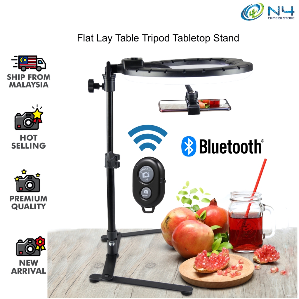 Flat Lay Table Tripod Tabletop Stand Support Bracket for Photography ...