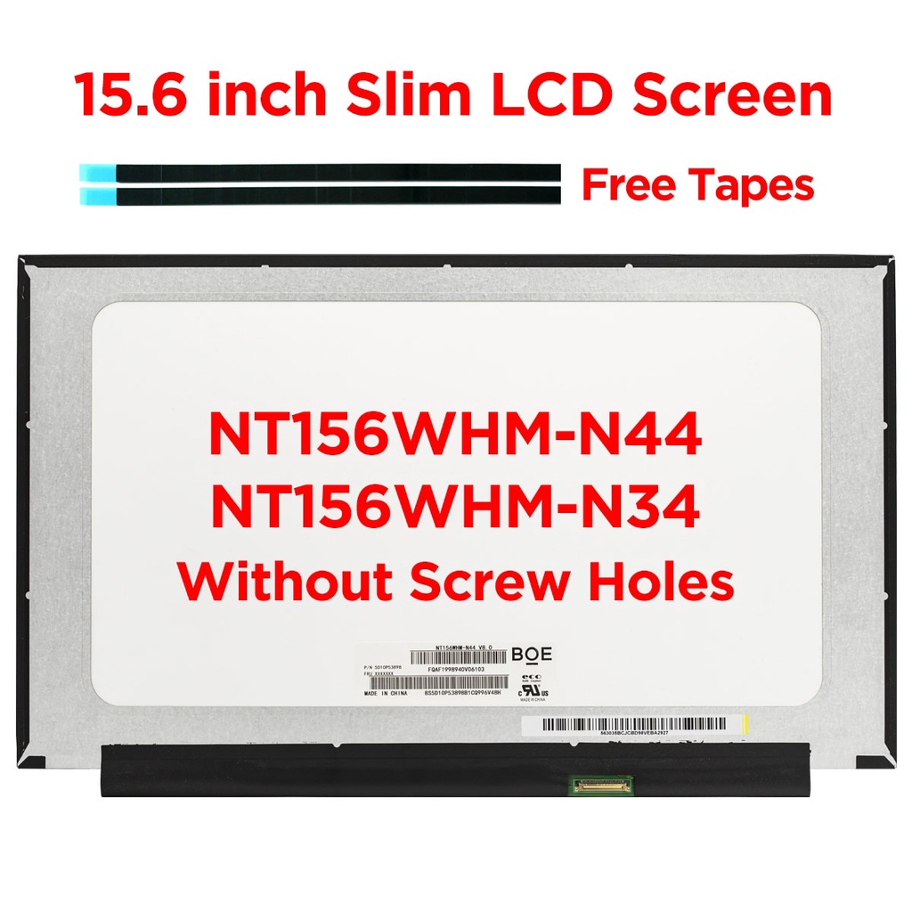 Replacement For BOE NT156WHM-N30 V8.0 NT156WHM-N34 NT156WHM-N35 LCD Screen 1366x768 15.6 Inch 30 Pins 60Hz LED Display Digitizer Panel (for Non-Touch Screen Only - Foto 7