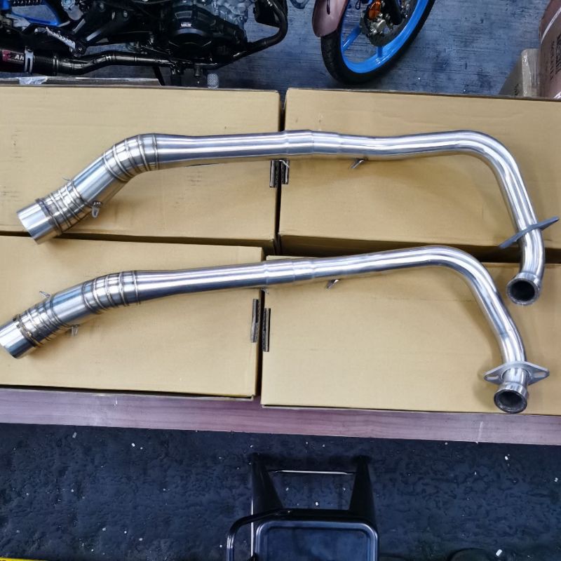 YAMAHA Y15ZR EXHAUST MANIFOLD 32MM (STANDARD STEEL) Shopee Malaysia