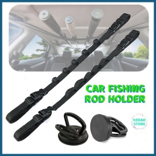 Car Rod Rack Belt Strap Fishing/Fishing Rod Car Holder Tali gantung joran  Kereta