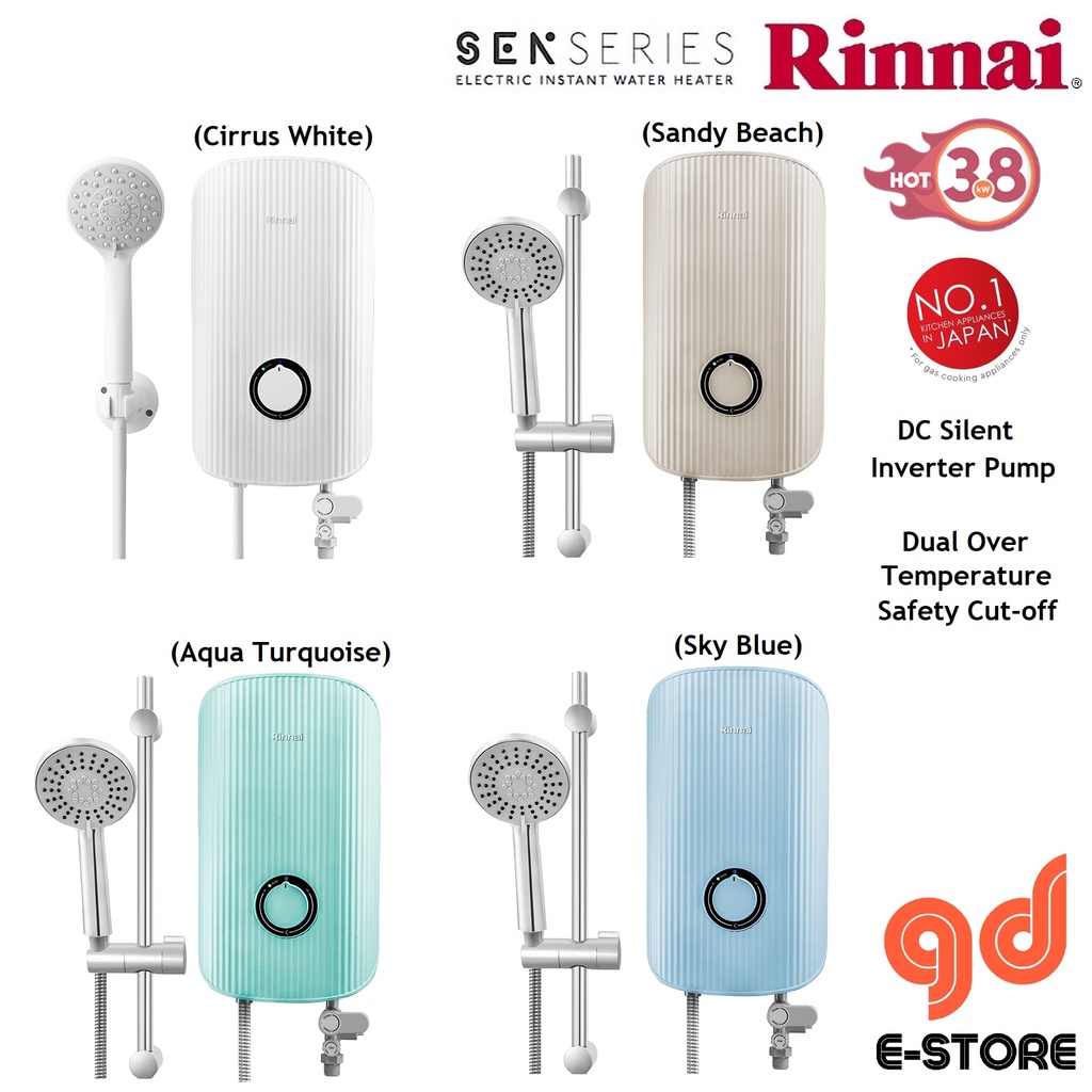 Rinnai SEN Series Instant Water Heater REIE380NP (NO PUMP) / REIE380DP ...