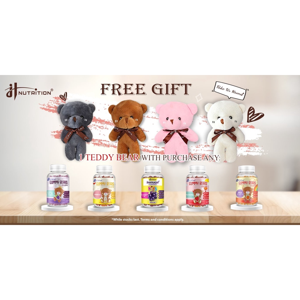 [JH NUTRITION] Gummy Bears 3 Flavours (Healthy Gummies for kids ...