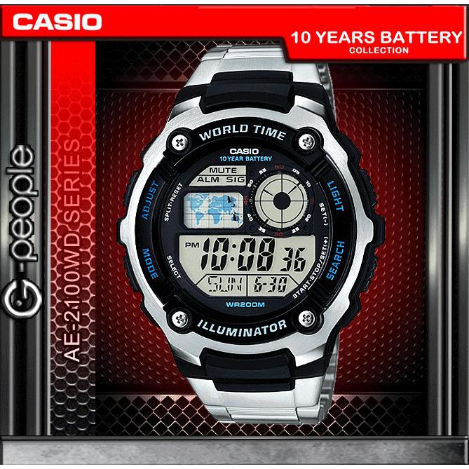 Casio ae clearance 2100wd