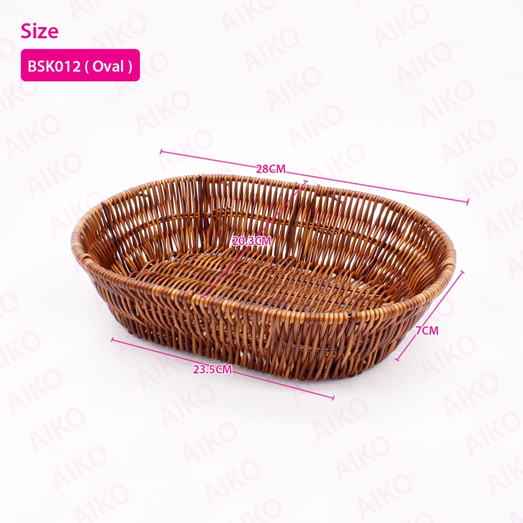 (AIKO) BASKET RATTAN/FRUIT/ MULTIPLE DESIGN / BAKUL PELBAGAI DESIGN ...