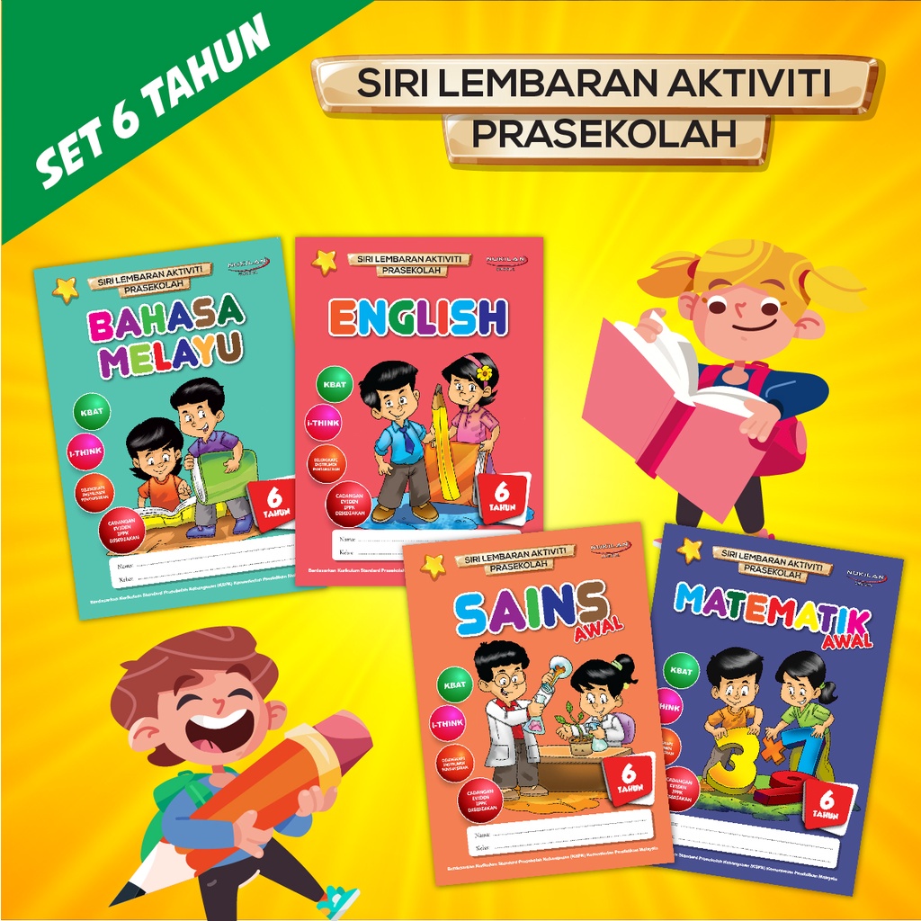 BUKU AKTIVITI PRASEKOLAH 6 TAHUN (SIRI LEMBARAN AKTIVITI) | Shopee Malaysia