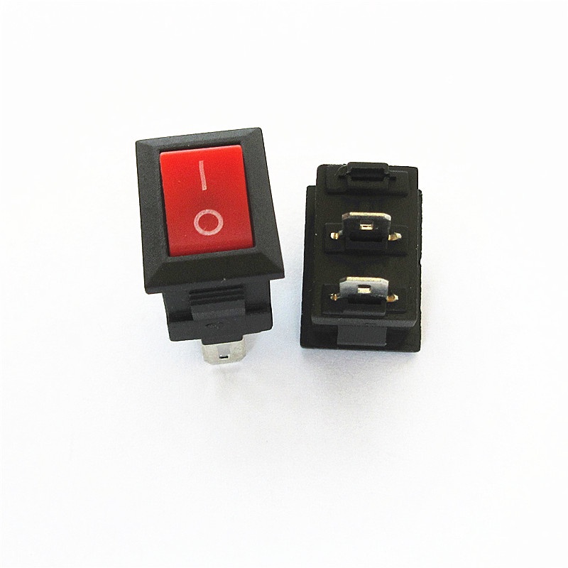 10PCS Rocker Switch KCD11 KCD1 117S 15*10mm Power Rocker Switch 3A 250V ...