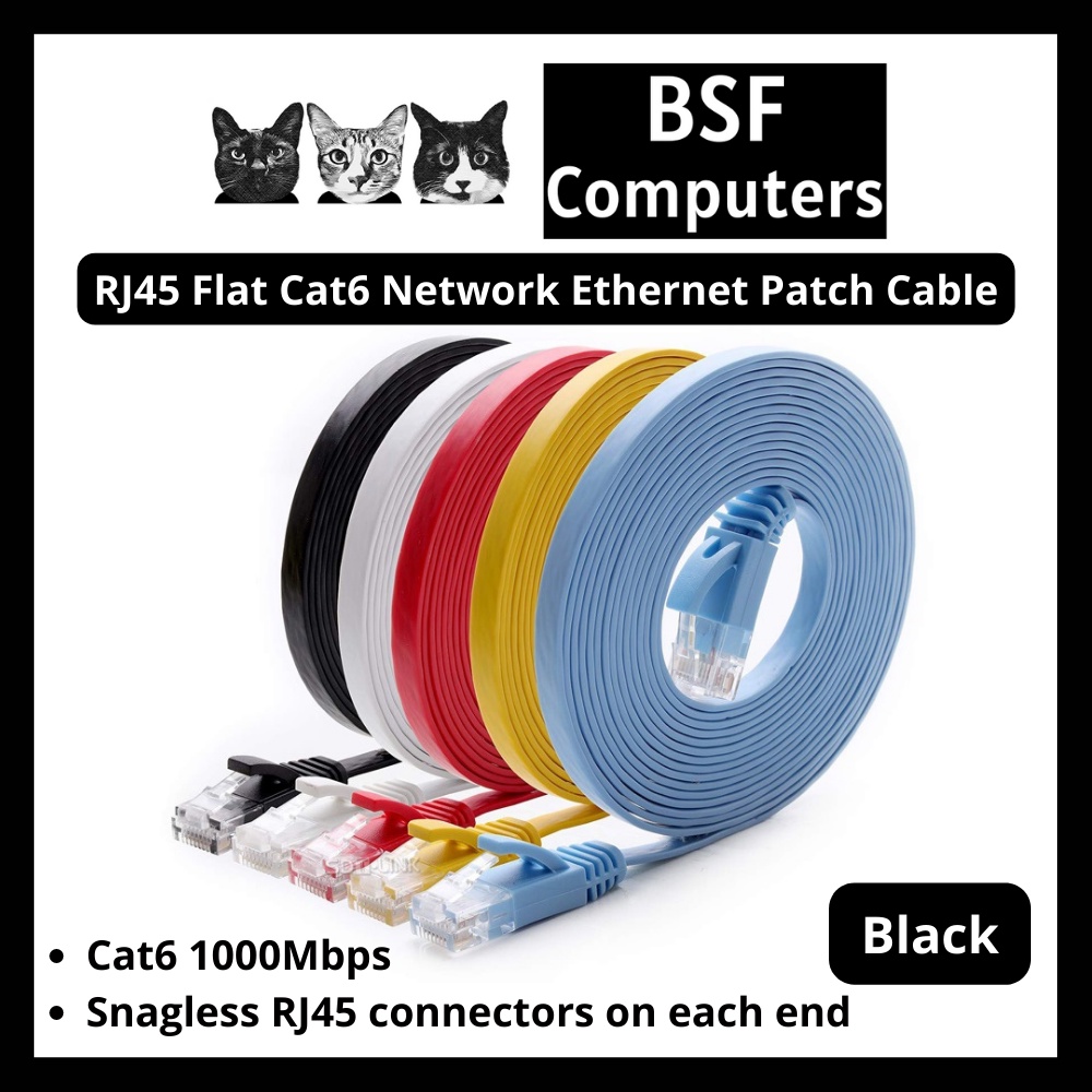 Cat 6 Ethernet Cable 250 Ft, Cat6 Cable, LAN Cable, Internet Cable And Network Cable - UTP (Black - View #9