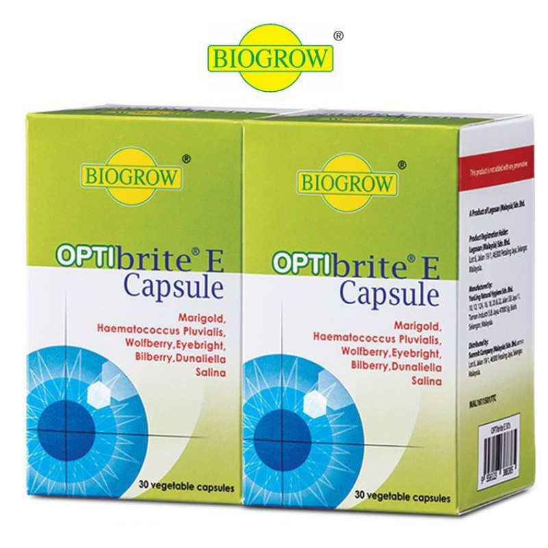 Biogrow Optibrite E Capsules 30sx2 (exp 10/2027) | Shopee Malaysia