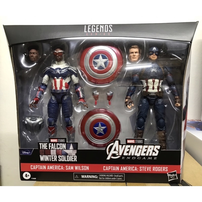 Marvel Legends - Captain America (Sam Wilson & Steve Rogers) - Hasbro 2021 - Neuf