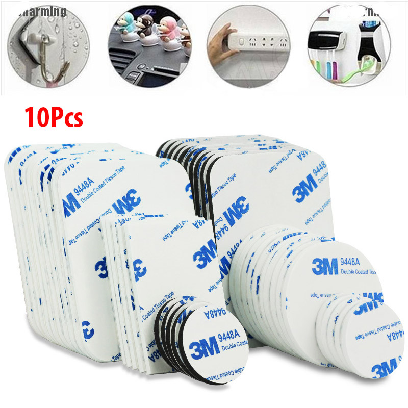 10Pcs 5CM Heavy Duty Original High Performance PE Strong Adhesive Tape 3mm Thickness Double