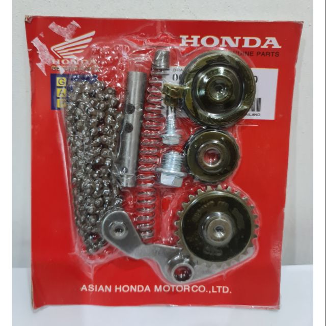 Timing chain set + chain tensioner kit combo original Honda Thailand