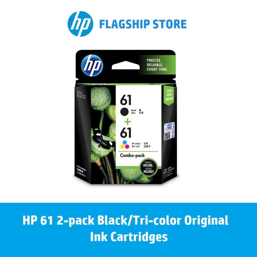 HP 61 2-pack Black/Tri-color Original Ink Cartridges / HP Deskjet: 1000 ...