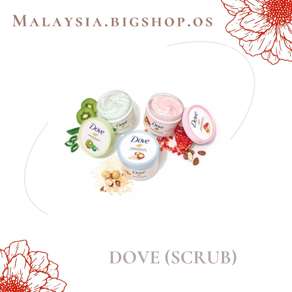 Dove Exfoliating Body Polish Scrub With Scents 298g | Shopee Malaysia