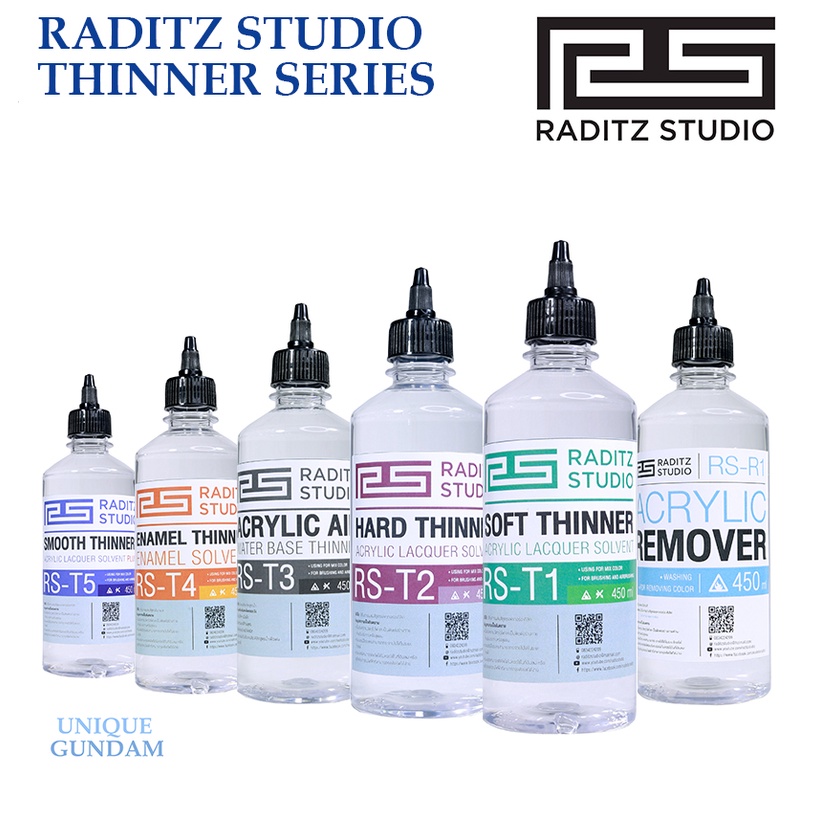 [RADITZ STUDIO] RS THINNER SERIES Pre-Thinned Paint For Gundam Plastic ...