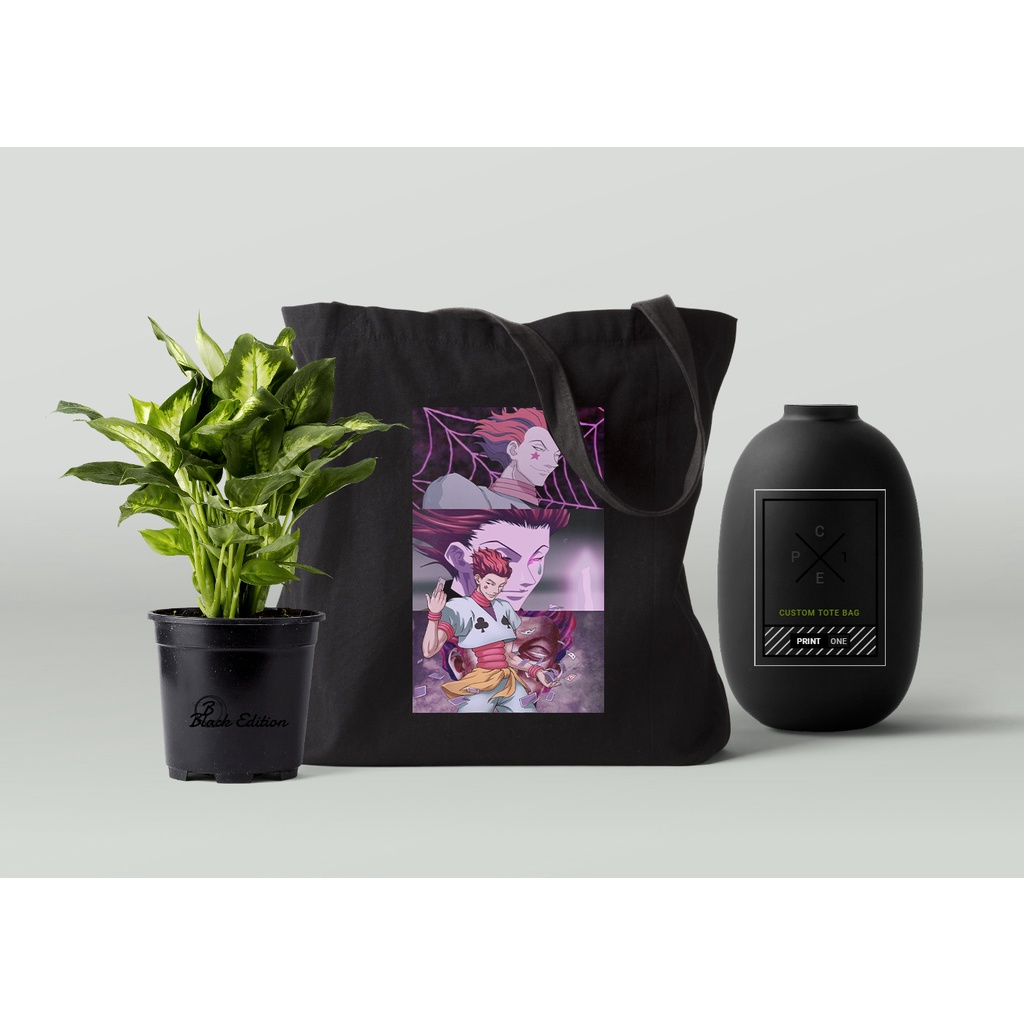 (Ready Stock) Anime Hunter X Hunter Canvas Tote Bags Tuition Students