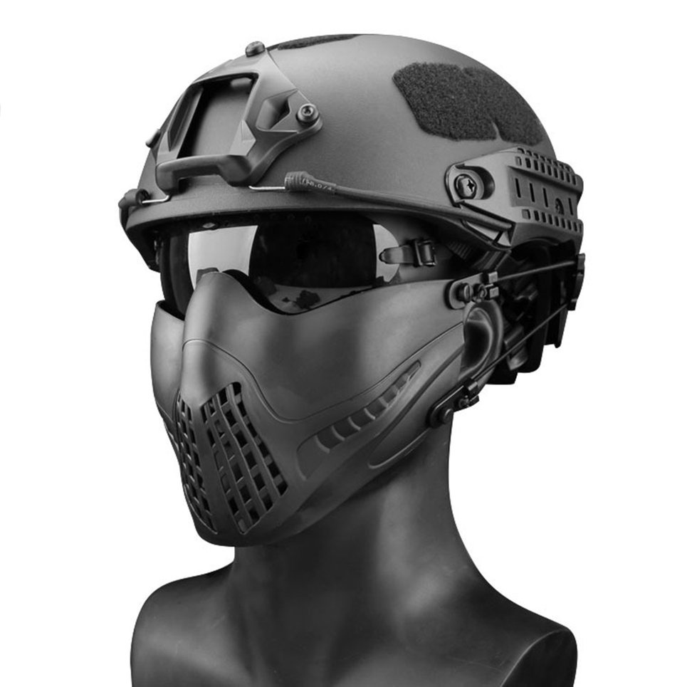 (BW)Outdoor Masks Airsoft Paintball Knight Mask Tactical Mask Equipment